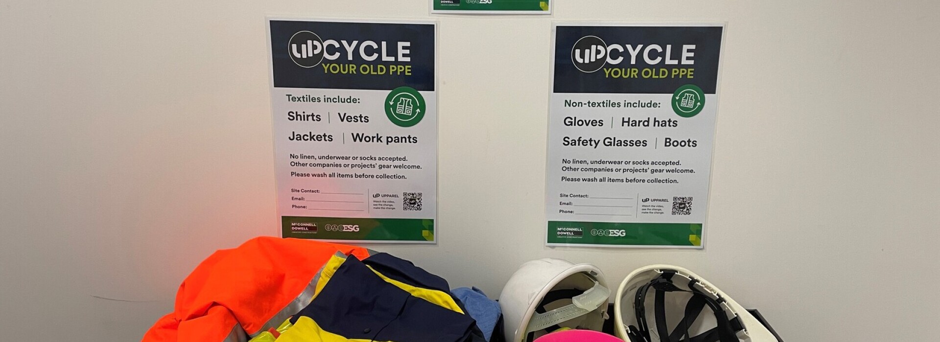 Upparel partnership - recycling our PPE