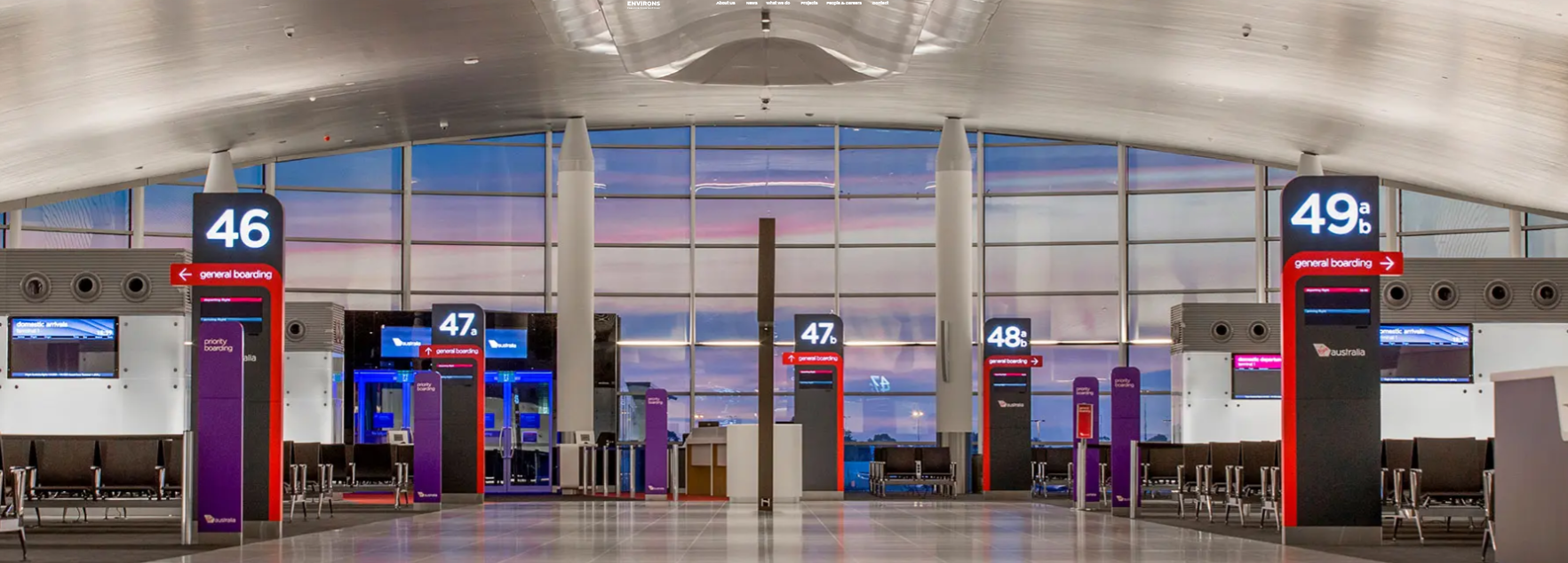 Perth Airport T1 Domestic Pier and International Departures Expansion Built Environs 2