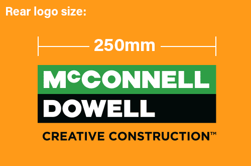 MCD hivis size back
