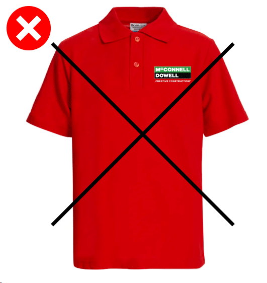 WRONG polo shirt