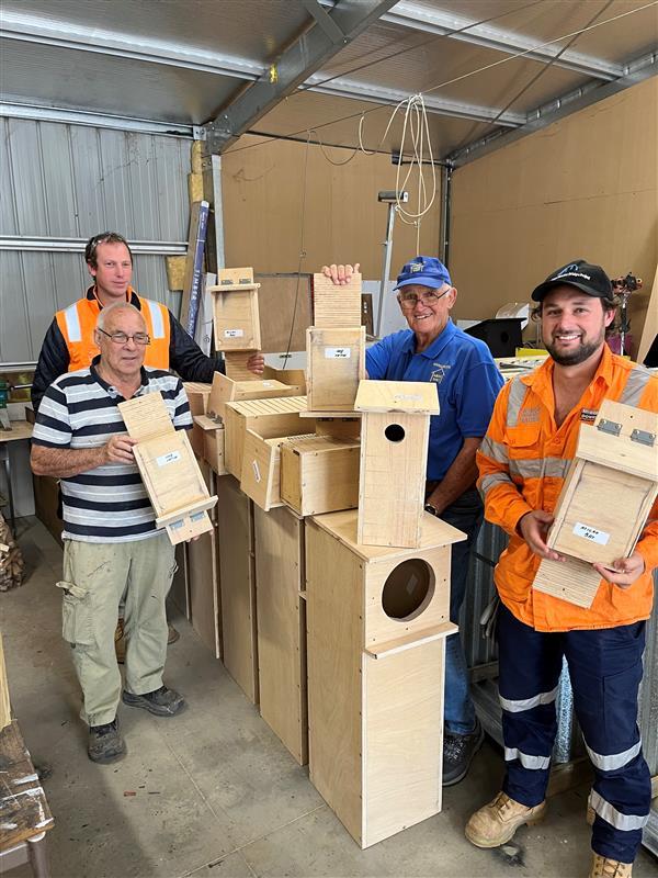 Mens Shed nesting boxes 2