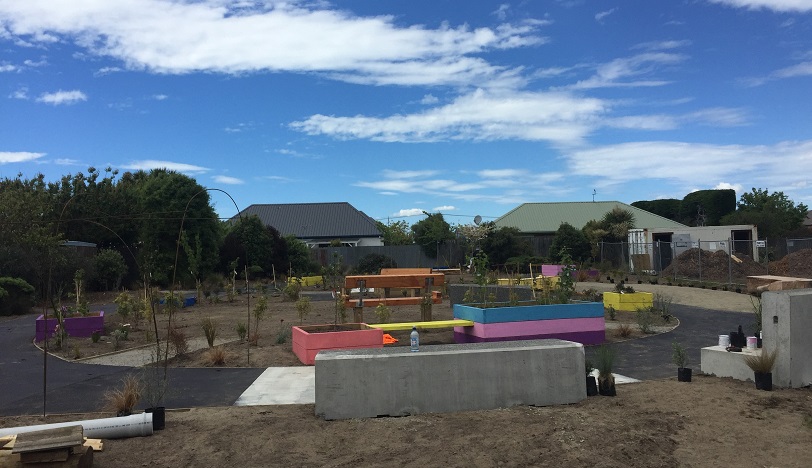 Sensory garden taking shape