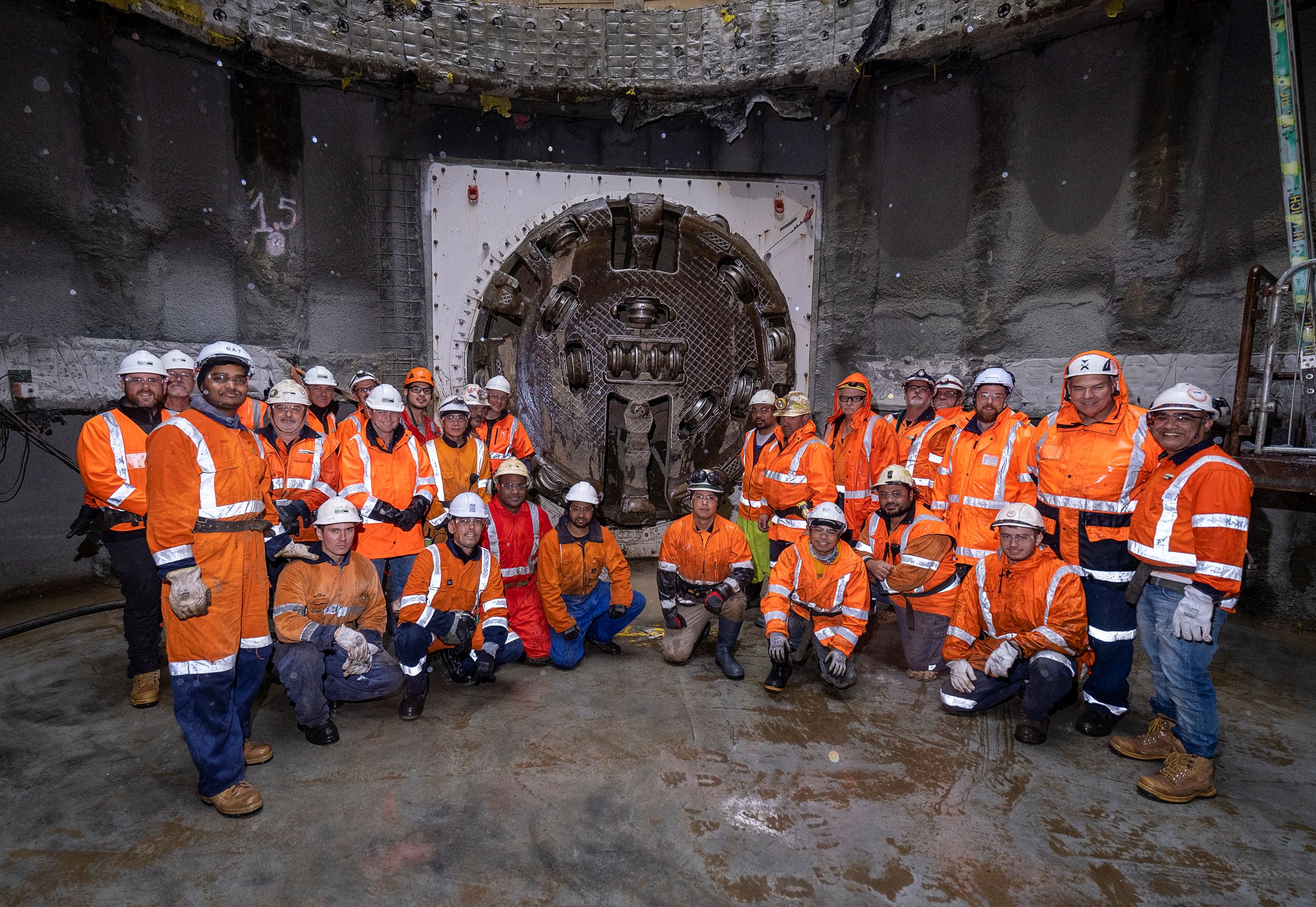 Hunua 4 TBM breakthrough Khyber Pass Rd 