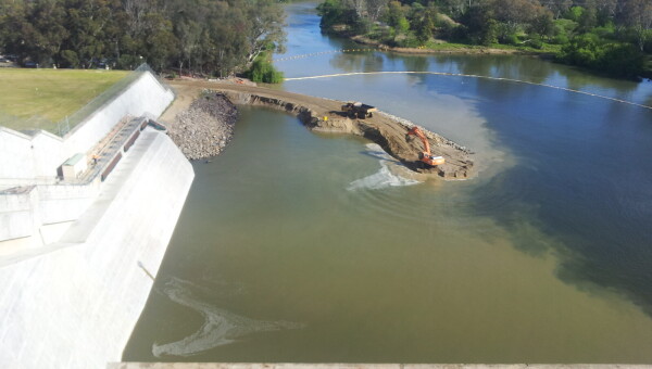 Hume Dam Southern Training Wall Buttress