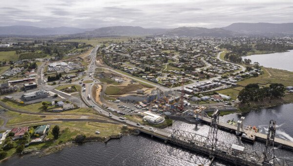 New Bridgewater Bridge - November flyover