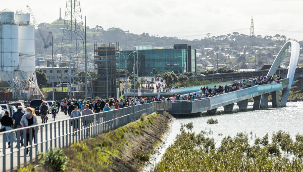 Iconic ‘Ngā Hau Māngere’ bridge completed 