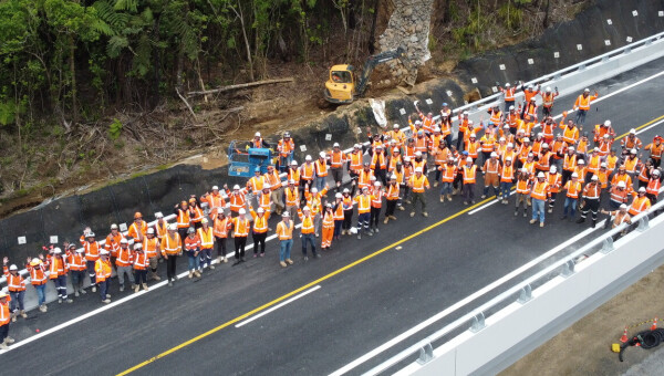 The new SH25A Taparahi bridge delivered in record time and under budget!