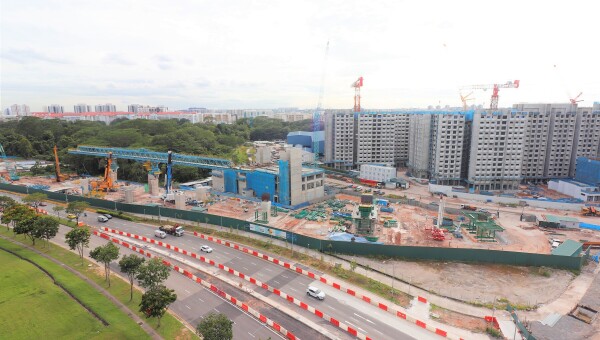 Tengah Plantation, Tengah Park and Bukit Batok West Stations and Viaduct