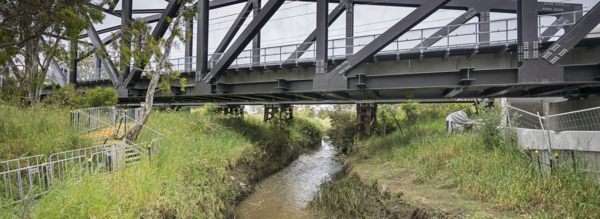 Low impact bridge construction