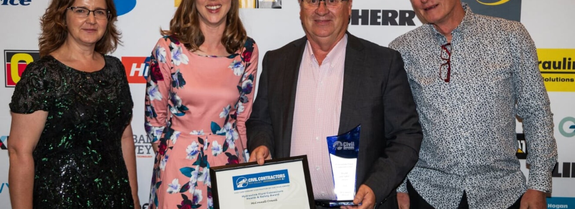 Lyttelton Tunnel Deluge project winners at CCNZ Awards