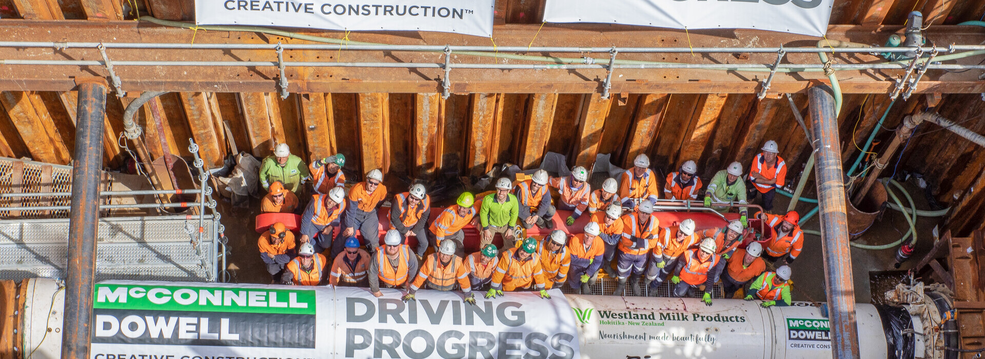 'Piper' completes tunnelling on the Westland Milk Outfall Project
