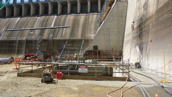 Hume Dam Southern Training Wall Buttress