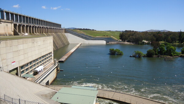 Hume Dam Southern Training Wall Buttress