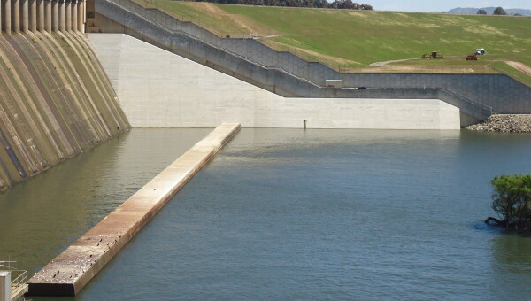 Hume Dam Southern Training Wall Buttress