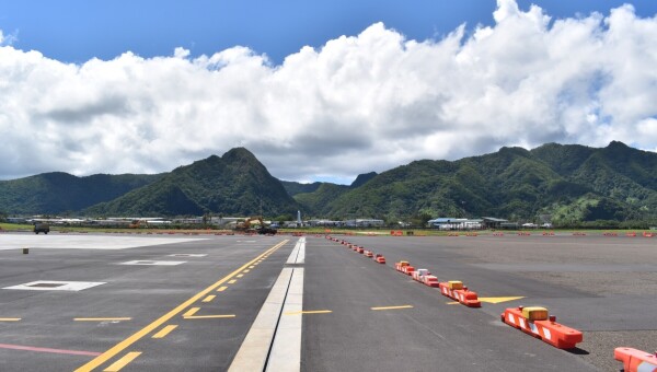 Pago Pago Airport Runway Overlay