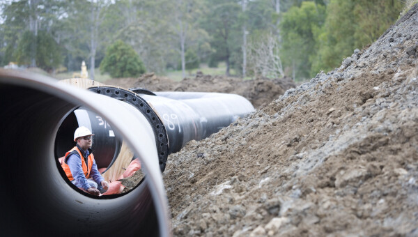 Awarded the Fitzroy to Gladstone Pipeline project