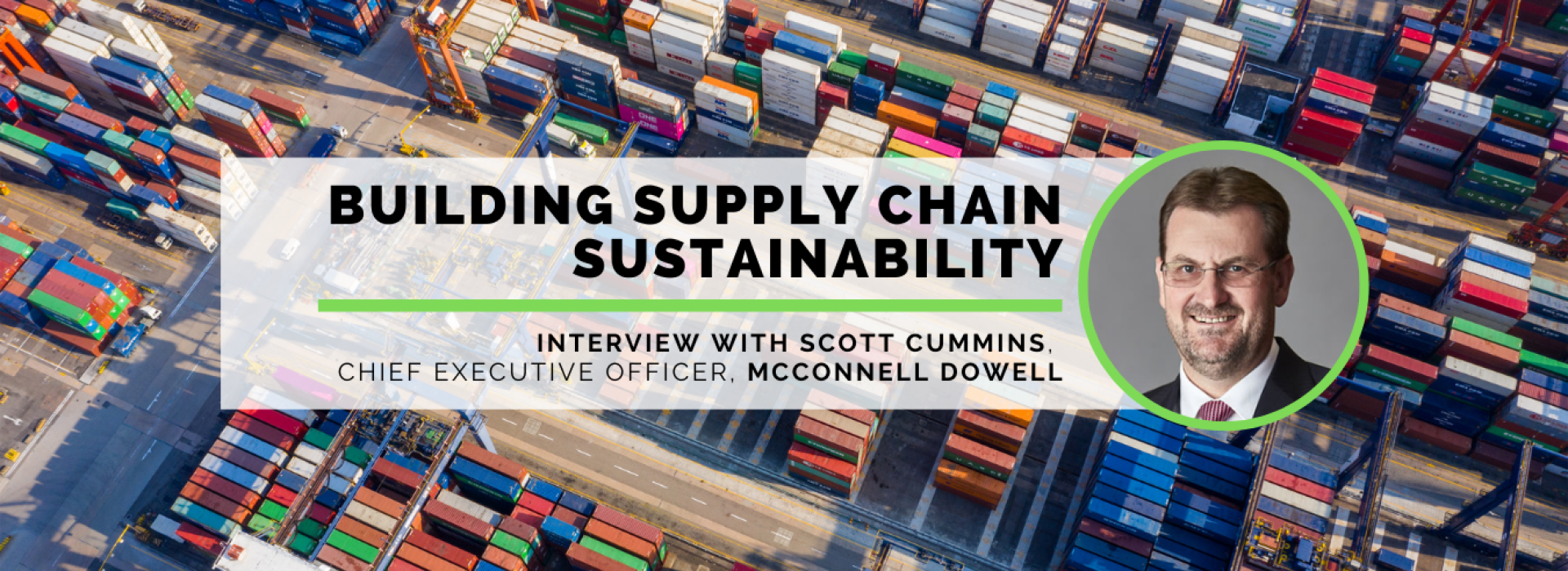 Our CEO on building sustainable supply chains